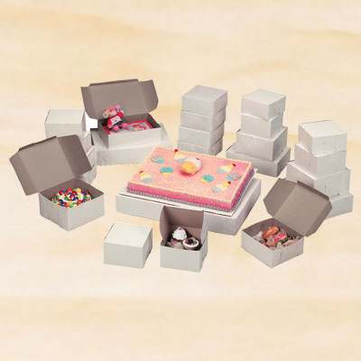 Cake Plain Boxes / Pastry Boxes / Cup Cakes Boxes
