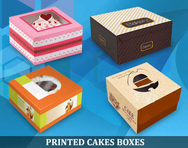 Kagaz Kreations Printed Cake Box Corrugated 7L x 7W x 5H Pack of  25 boxes  Blue  Amazonin Home  Kitchen